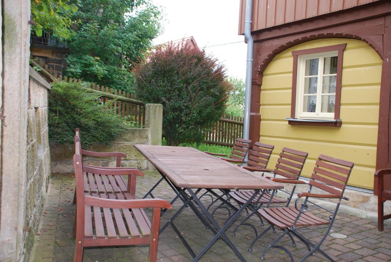 Fh Am Osterbrunnen Hotel Hinterhermsdorf Bagian luar foto